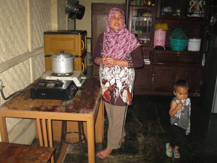 Dati,Cibodas Bandung. Kompor masih akan tetap menyala walaupun tidak ada sapi lagi