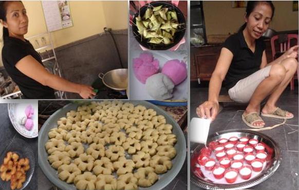 Ibu Eniati dan aneka kue olahannya